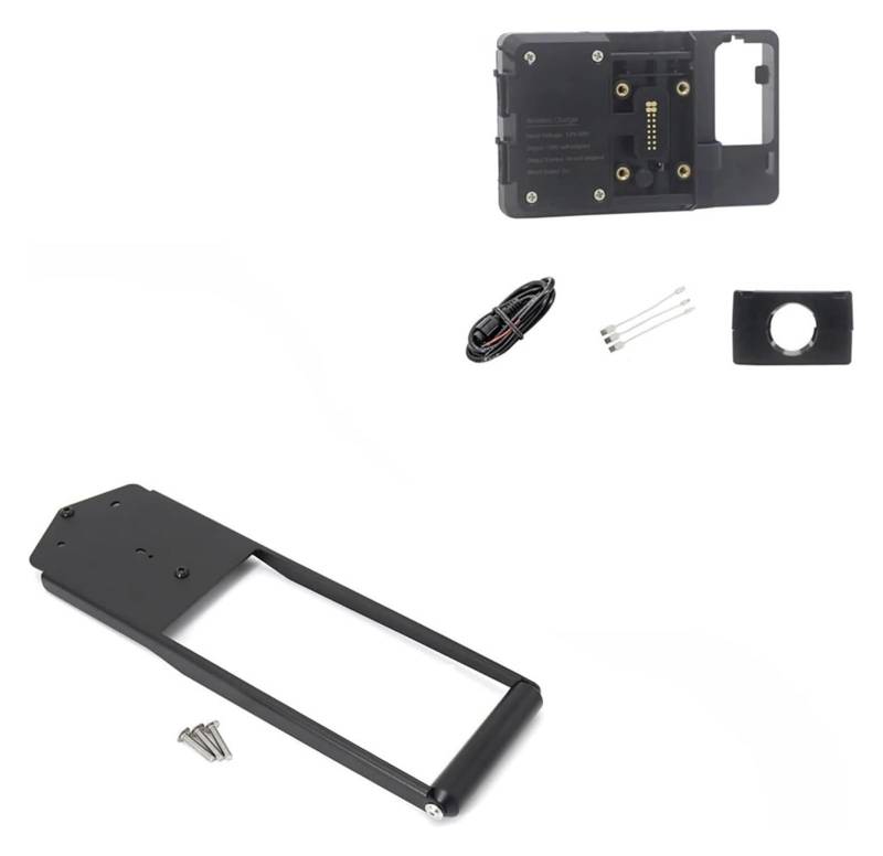 Navigation Halterung Für Tracer 9 GT Für Tracer 900 GT 2021- Motorrad GPS Telefon USB Drahtlose Lade Navigation Halterung Halter Halterung Stehen Navigationshalterung(22mm Wireless Stand) von GATAVCTKPY