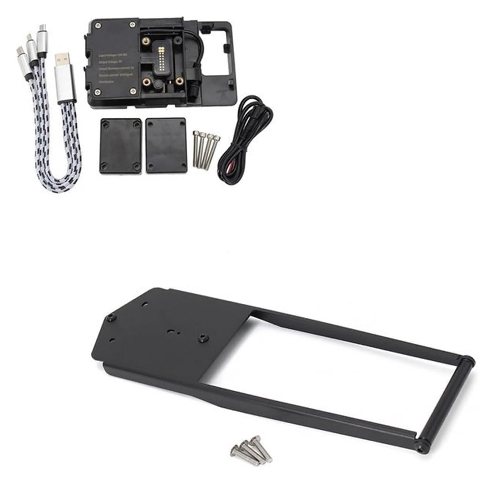 Navigation Halterung Für Tracer 900 Für Tracer 9 GT 2021 Motorrad Teile GPS Navigation Halterung USB Ladegerät Halter Halterung Ständer Navigationshalterung(BC 12MM) von GATAVCTKPY