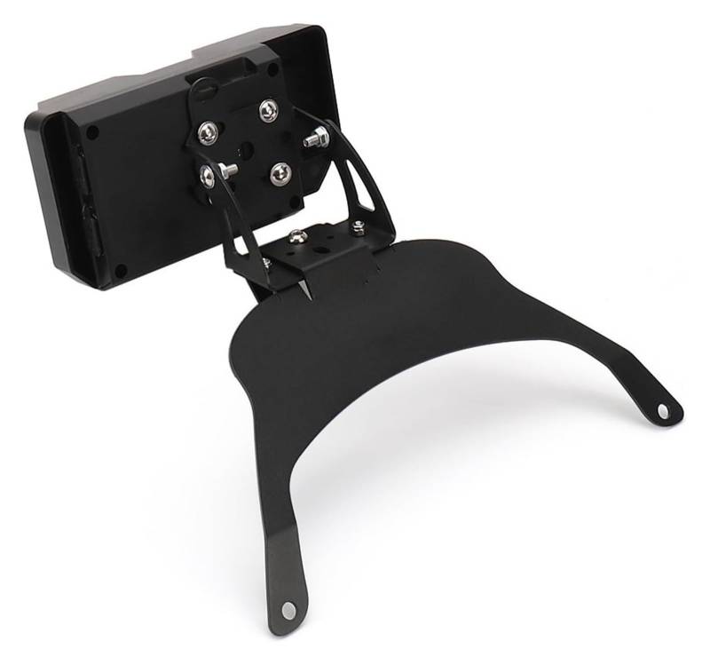 Navigation Halterung Für Tricity Schwarz Motorrad Frontscheibe GPS Telefon Stehen Navigation Halterung Supporter Halter Motorrad Handy Halterung Navigationshalterung(Wireless - kit) von GATAVCTKPY