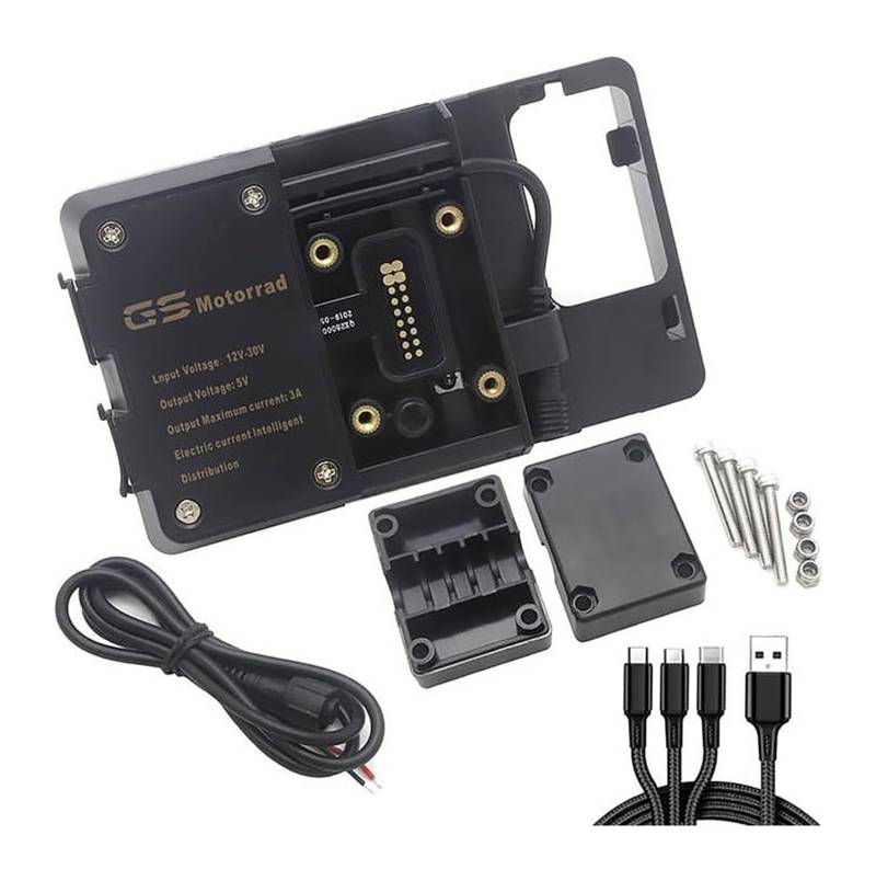 Navigation Halterung Für XT1200Z XT 1200 Z Für Super Für Tenere 2017-2020 Handy USB Navigation Halterung GPS Smartphone Motorrad Zubehör Navigationshalterung(A) von GATAVCTKPY