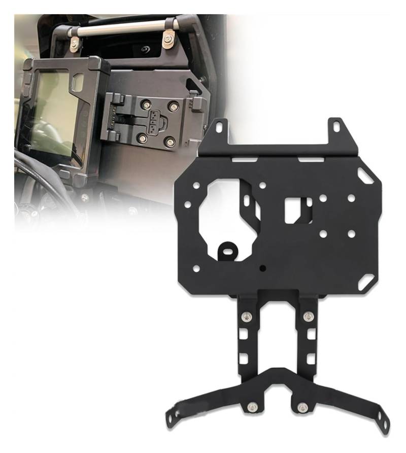 Navigation Halterung Für Y&Amaha Für Tenere 700 T700 T7 2019-2021 TFT-Erweiterung Motorrad Multimedia Extender Navigation Bracket GPS-Platte Navigationshalterung von GATAVCTKPY