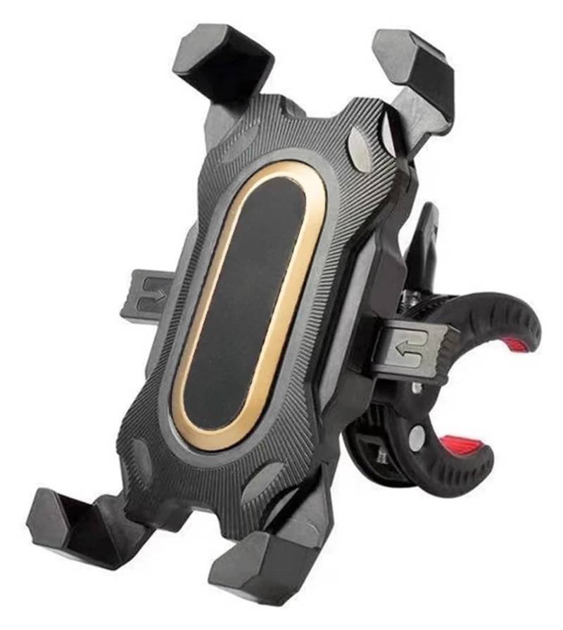Navigation Halterung Handyhalterung Motorrad-Handyhalterung Griff-Clip-Halterung GPS-Montagehalterung Motorrad-Telefonhalterung Navigationshalterung(6.5 Gold) von GATAVCTKPY