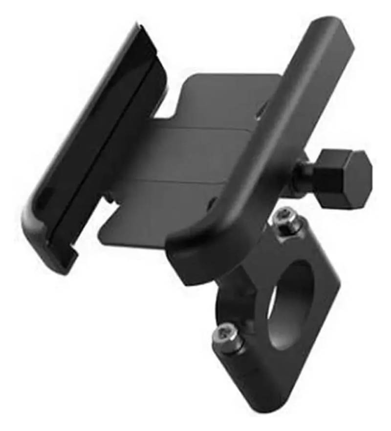 Navigation Halterung Motorrad Fahrrad Telefon Halter Universal Mirro Lenker Halterung Handy GPS Halterung Handys Motorrad Telefon Halterung Navigationshalterung(Black Handlebar) von GATAVCTKPY