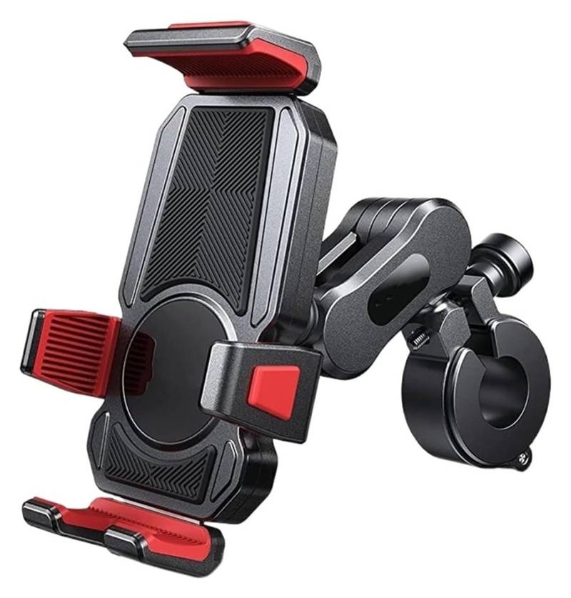 Navigation Halterung Motorrad-Telefonhalter Aus Aluminiumlegierung Mit Vibrationsdämpfer GPS-Moto-Telefonhalterung Motorrad-Telefonhalterung Navigationshalterung von GATAVCTKPY