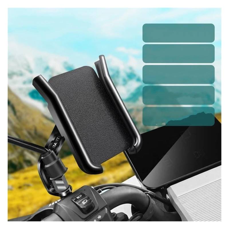 Navigation Halterung Motorräder Rückspiegel Telefon Halter Für GPS Navigation Telefon Halterung Motorrad Handy Stehen Rückansicht Motorrad Telefon Halterung Navigationshalterung von GATAVCTKPY