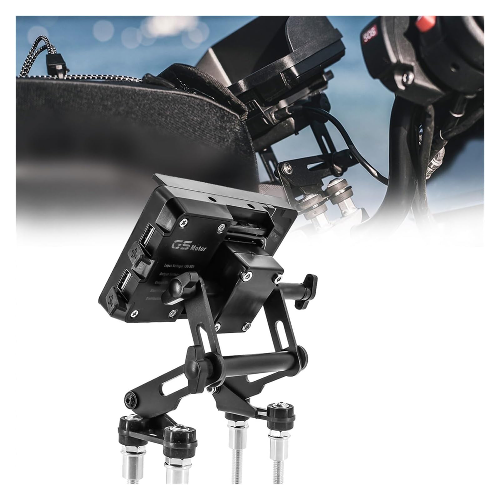 Navigation Halterung Pour B&MW F700GS F800GS F650GS G650X F800R Support De Navigation De Téléphone Extensible Réglable Support De Téléphone Pour Plaque GPS Navigationshalterung(Set a) von GATAVCTKPY