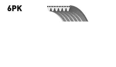 GATES Keilrippenriemen CHEVROLET,LAND ROVER,SAAB 6PK2345 12637202,R518556,4961066 Rippenriemen 93185050,PQR500330,A0129972992,6W7Z8620BA,R505810 von GATES
