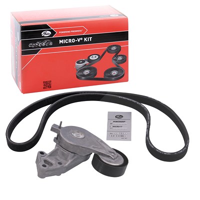 Gates Keilrippenriemensatz [Hersteller-Nr. K026DPK1195] für Audi, Ford, Seat, Skoda, VW von GATES