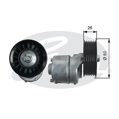 Gates Spannrolle, Keilrippenriemen [Hersteller-Nr. T39222] für Ford von GATES