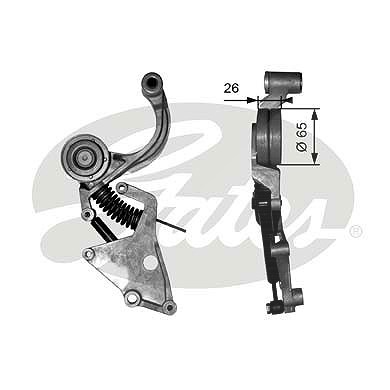 Gates Spannrolle, Keilrippenriemen [Hersteller-Nr. T38404] für Mini von GATES