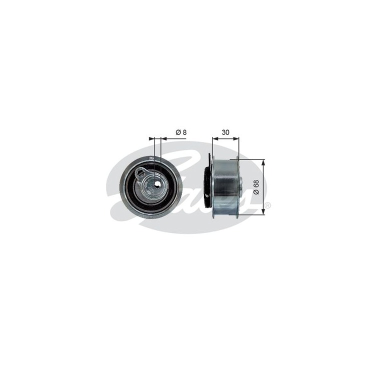 Gates Spannrolle f?r Keilrippenriemen Audi Seat Skoda VW Gates Spannrolle f?r Keilrippenriemen Audi Seat Skoda VW von GATES