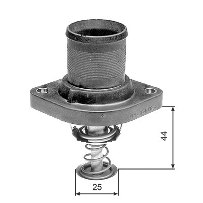 Gates Thermostat, Kühlmittel [Hersteller-Nr. TH24989G1] für Citroën, Fiat, Lancia, Peugeot von GATES