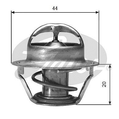 Gates Thermostat, Kühlmittel [Hersteller-Nr. TH03088G1] für Nissan, Suzuki von GATES