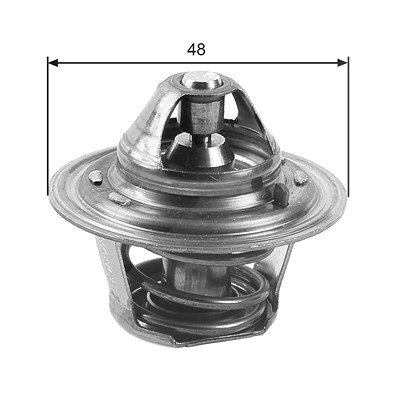 Gates Thermostat, Kühlmittel [Hersteller-Nr. TH27188G1] für Aro, Ford von GATES