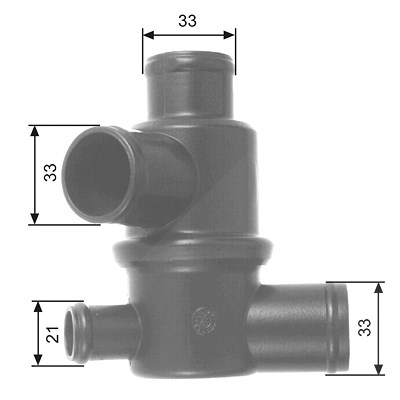 Gates Thermostat, Kühlmittel [Hersteller-Nr. TH14687] für Lada von GATES