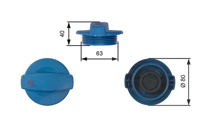 Gates Verschlussdeckel, Kühlmittelbehälter [Hersteller-Nr. RC237] für Audi, VW von GATES
