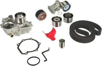 Gates Wasserpumpe + Zahnriemensatz [Hersteller-Nr. KP25612XS-1] für Subaru von GATES