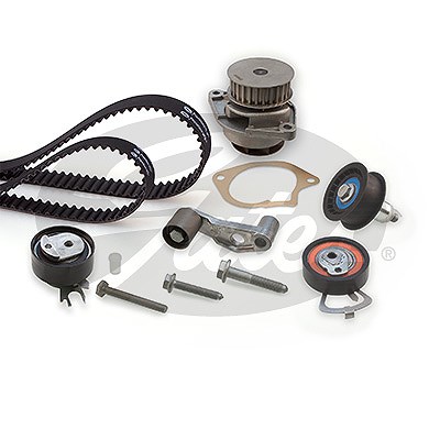 Gates Wasserpumpe + Zahnriemensatz [Hersteller-Nr. KP15565XS-1] für Seat, VW von GATES