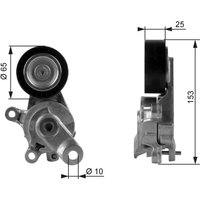 Spannrolle, Keilrippenriemen GATES T38209 Spannrolle, Keilrippenriemen GATES T38209 von Gates