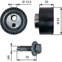 Spannrolle, Zahnriemen GATES T41282 Spannrolle, Zahnriemen GATES T41282 von Gates