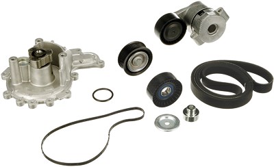 Gates Wasserpumpe + Keilrippenriemensatz [Hersteller-Nr. KP16PK1640] für Ford von GATES