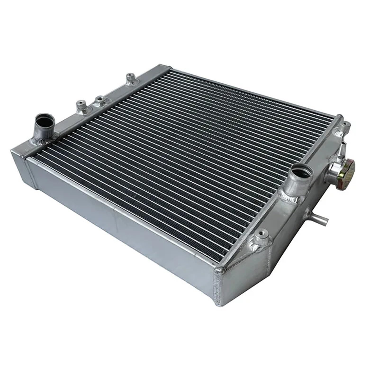 GAYCLG Kühler 3 Reihe Racing Aluminium Heizkörper 60mm Für Honda Civic EK EG DEl Sol Manuelle D15 D16 Für Civic EK3 B16 B18 K8 92-98 Kühlerband(Fan-Air Guide Cover) von GAYCLG