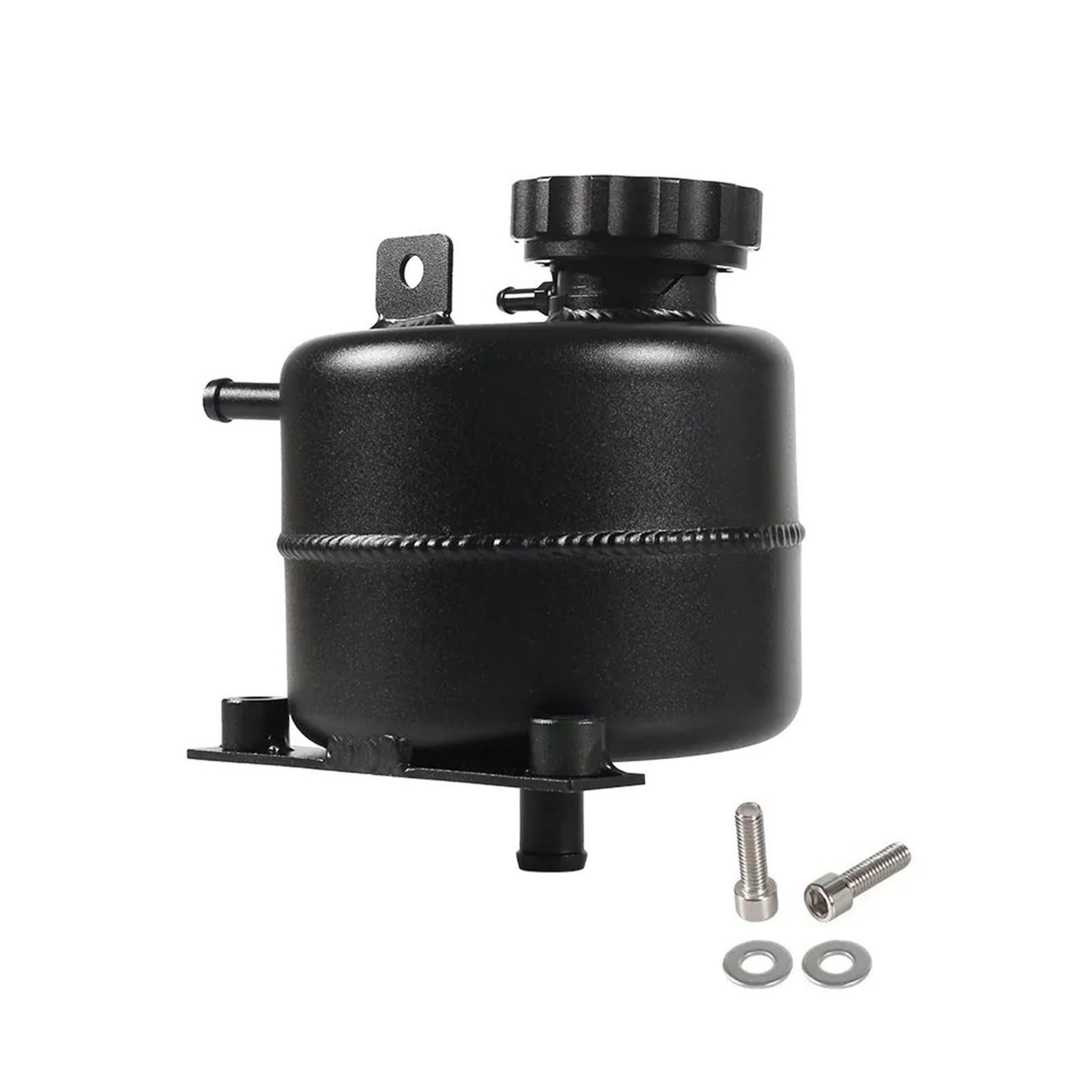 Kühler 02-08 Für BMW MINI Cooper S R52 R53 Autozubehör Kühlmittel Header Expansion Überlauf Wassertank & Kappe Reservoir Kann Kühlerband(Black) von GAYCLG