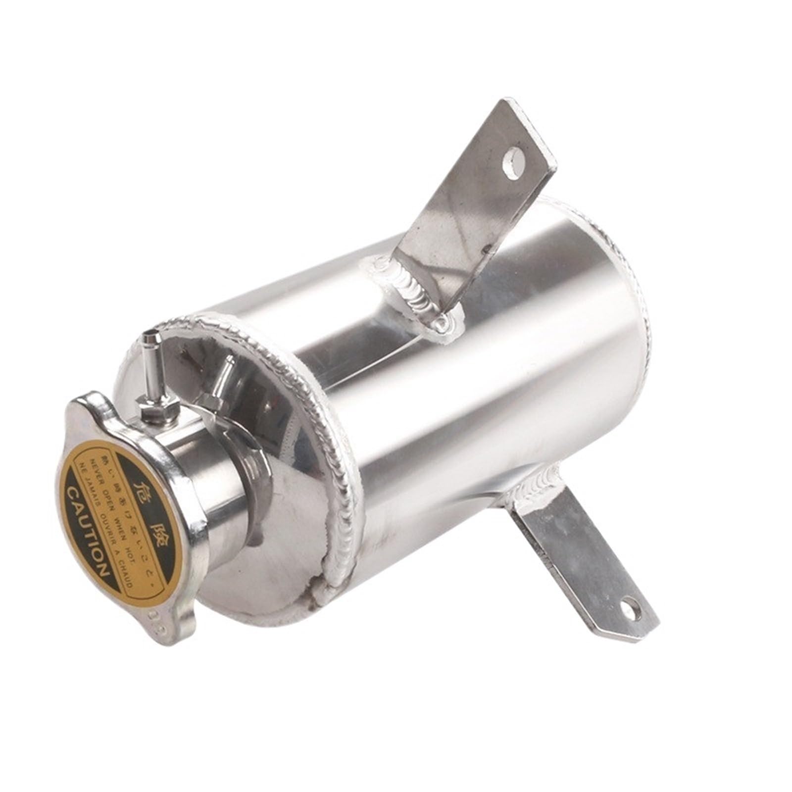 Kühler 1,5 L Universal Aluminium Kühlmittel Wasser Expansion Tank Flasche Header Silber Kühlerband Kühler 1,5 L Universal Aluminium Kühlmittel Wasser Expansion Tank Flasche Header Silber Kühlerband von GAYCLG