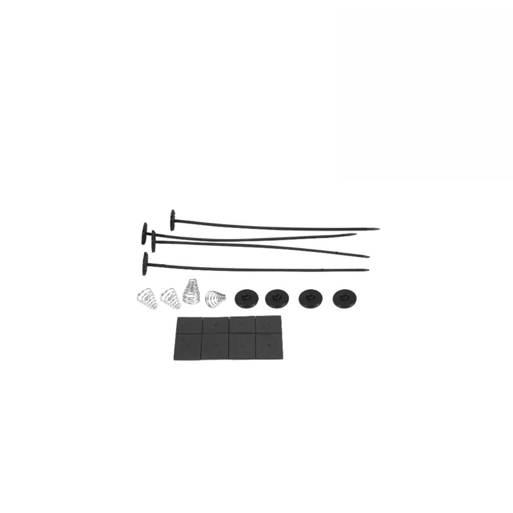 Kühler 1-10Set Lüftermontagesatz Für Auto-Elektroheizkörper, Befestigungsbänder, Befestigungsklammern, 4 X Gurte, 8 X Kissenpolster Kühlerband(1 Pcs) von GAYCLG