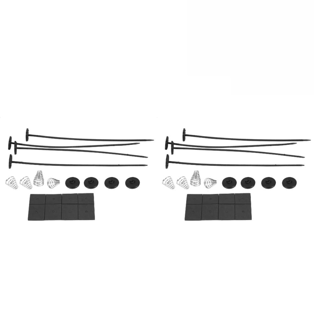 Kühler 1-10Set Lüftermontagesatz Für Auto-Elektroheizkörper, Befestigungsbänder, Befestigungsklammern, 4 X Gurte, 8 X Kissenpolster Kühlerband(2 Pcs) von GAYCLG