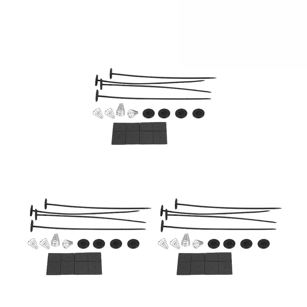 Kühler 1-10Set Lüftermontagesatz Für Auto-Elektroheizkörper, Befestigungsbänder, Befestigungsklammern, 4 X Gurte, 8 X Kissenpolster Kühlerband(3 Pcs) von GAYCLG