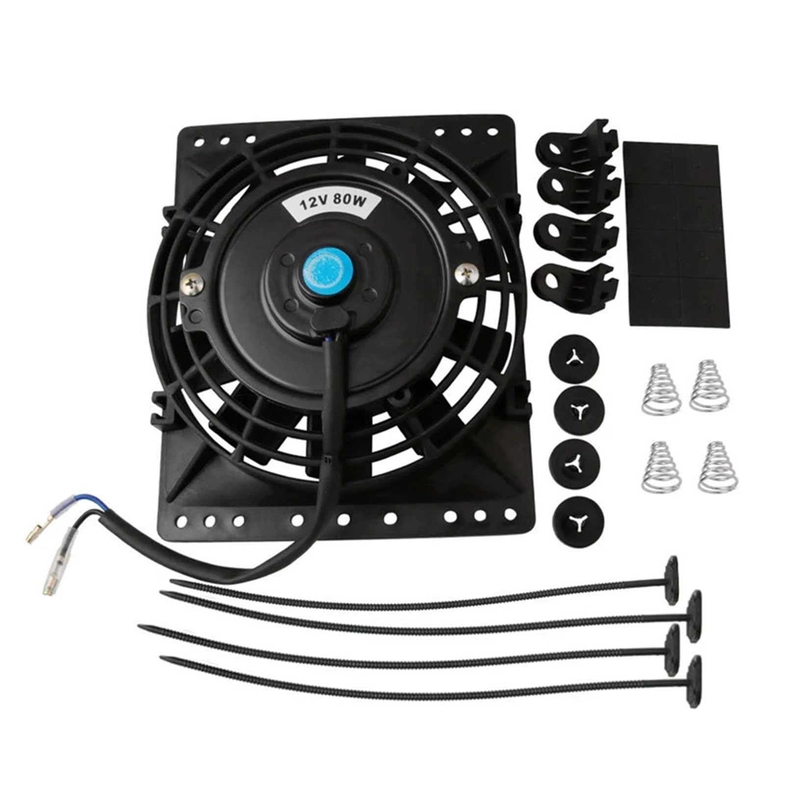Kühler 6 Zoll Schlanke 650CFM-Kühlerlüfter, Universeller Schlanker Pull-Push-Lüfter, 12 V, 80 W, Direkter Ersatz-Elektrolüfter Mit Montagesatz Kühlerband Kühler 6 Zoll Schlanke 650CFM-Kühlerlüfter, Universeller Schlanker Pull-Push-Lüfter, 12 V, 80 W, Direkter Ersatz-Elektrolüfter Mit Montagesatz Kühlerband von GAYCLG
