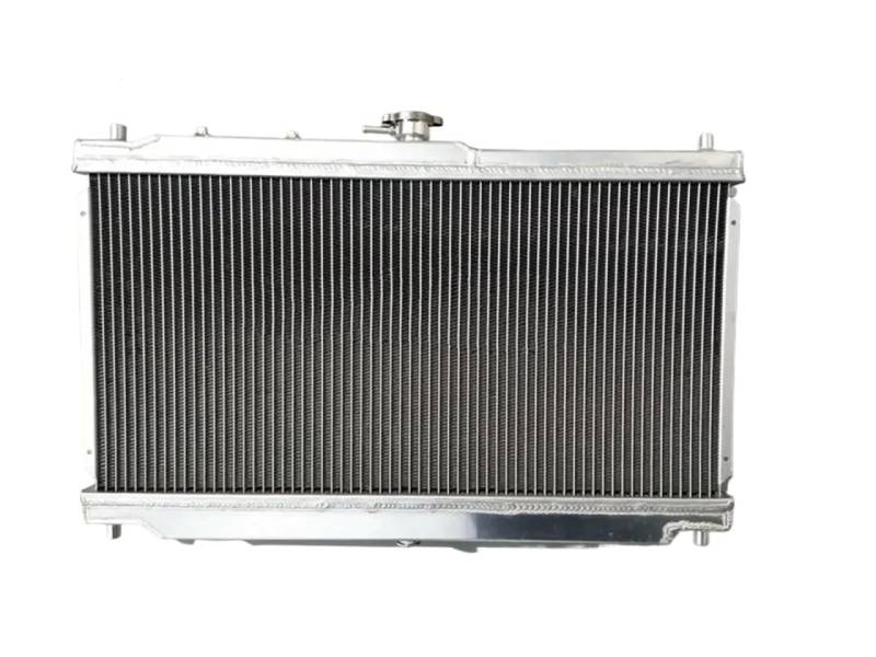 Kühler Aluminium-Heizkörper + Abdeckung + Lüfter Für 1999–2005 Mazda Miata MX5 1.8L Schaltgetriebe 1999–2005 Kühlerband von GAYCLG