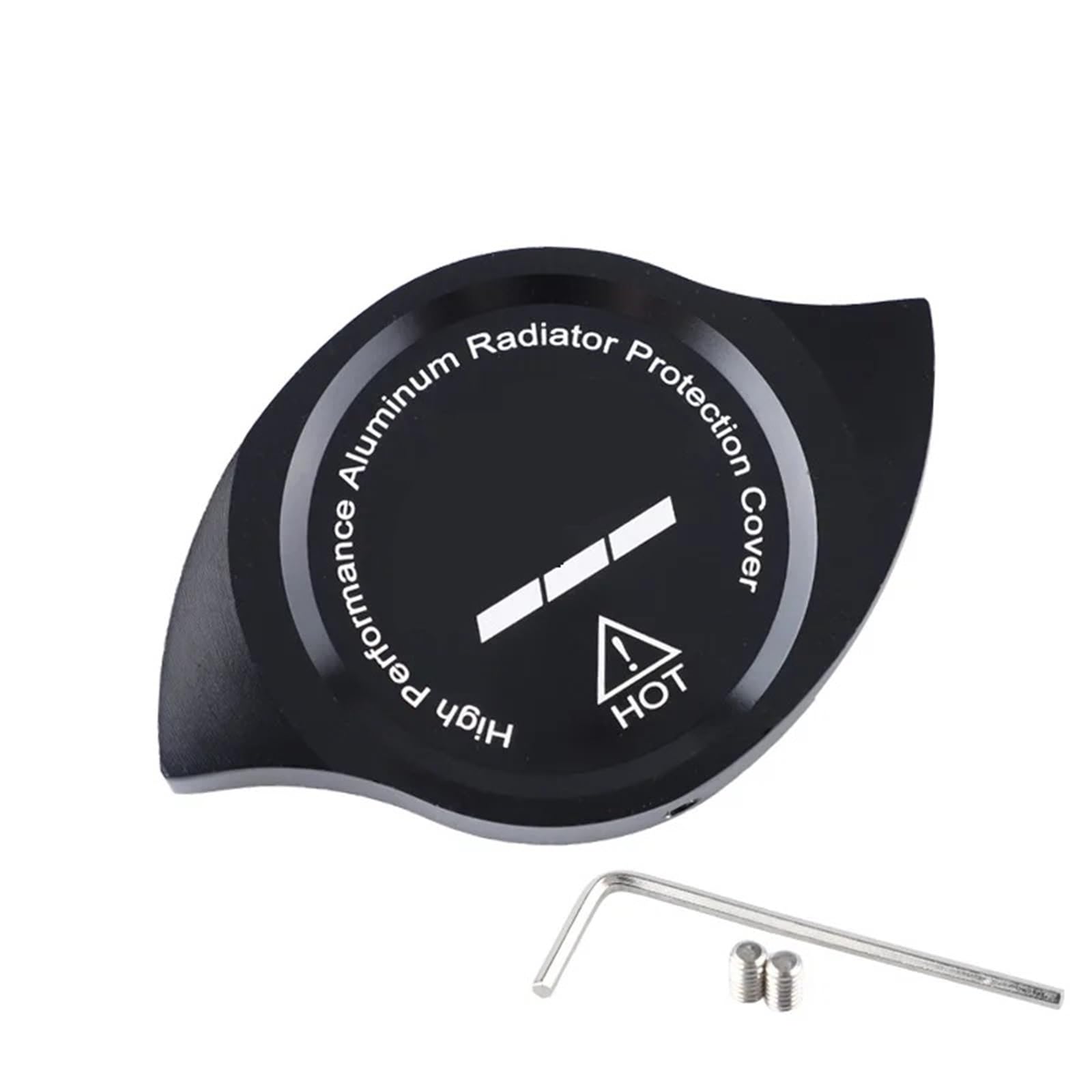 Kühler Aluminium Heizkörper Schutz Kappe Abdeckung Fit für HONDA Accord Civic CR-V CR-Z CRX City Jazz Prelude Kühlerband(Black) von GAYCLG
