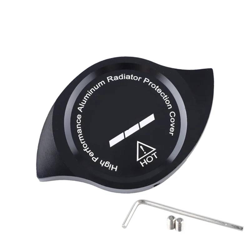 Kühler Aluminium Heizkörper Schutz Kappe Abdeckung Fit für HONDA Accord Civic CR-V CR-Z CRX City Jazz Prelude Kühlerband(Black) von GAYCLG