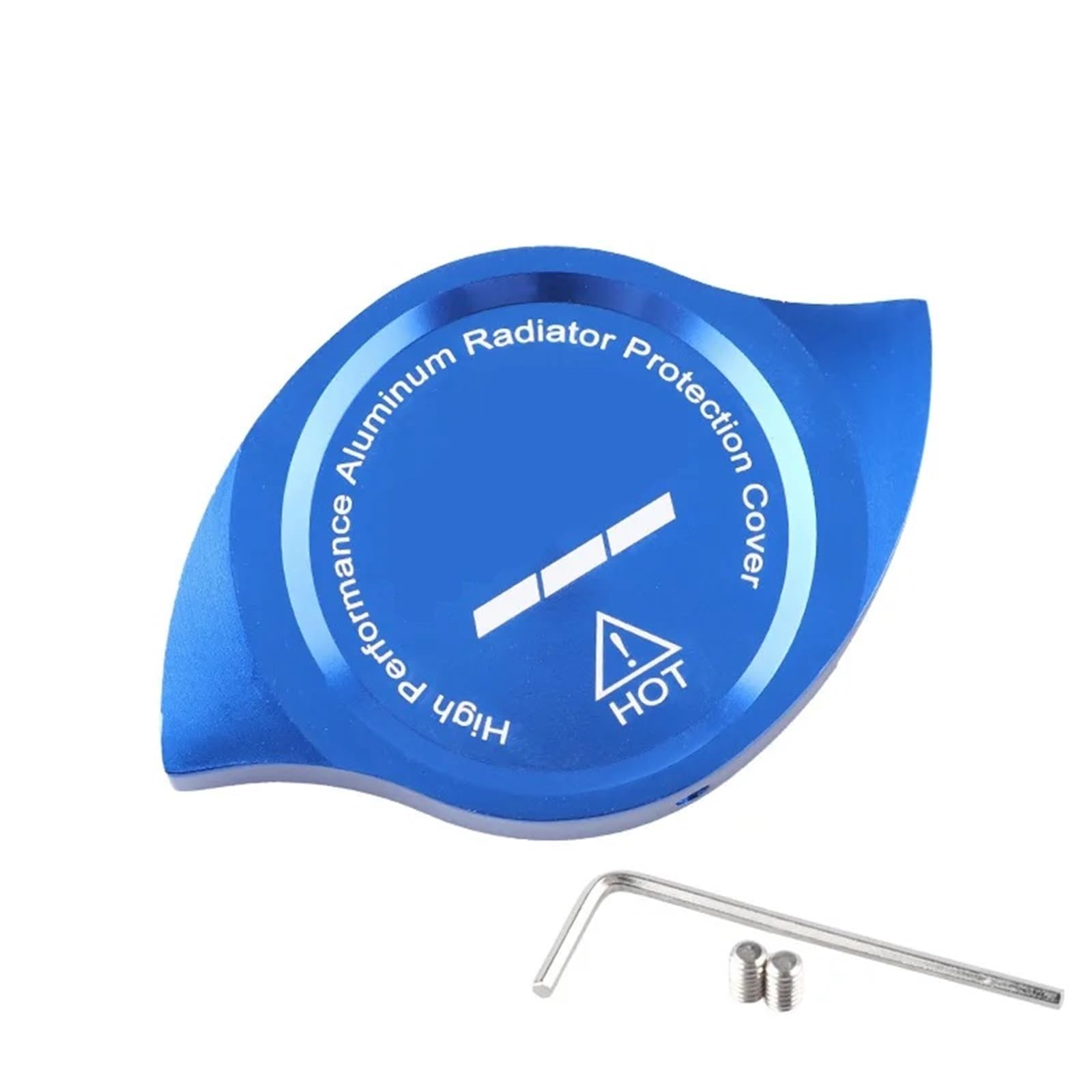 Kühler Aluminium Heizkörper Schutz Kappe Abdeckung Fit für HONDA Accord Civic CR-V CR-Z CRX City Jazz Prelude Kühlerband(Blue) von GAYCLG