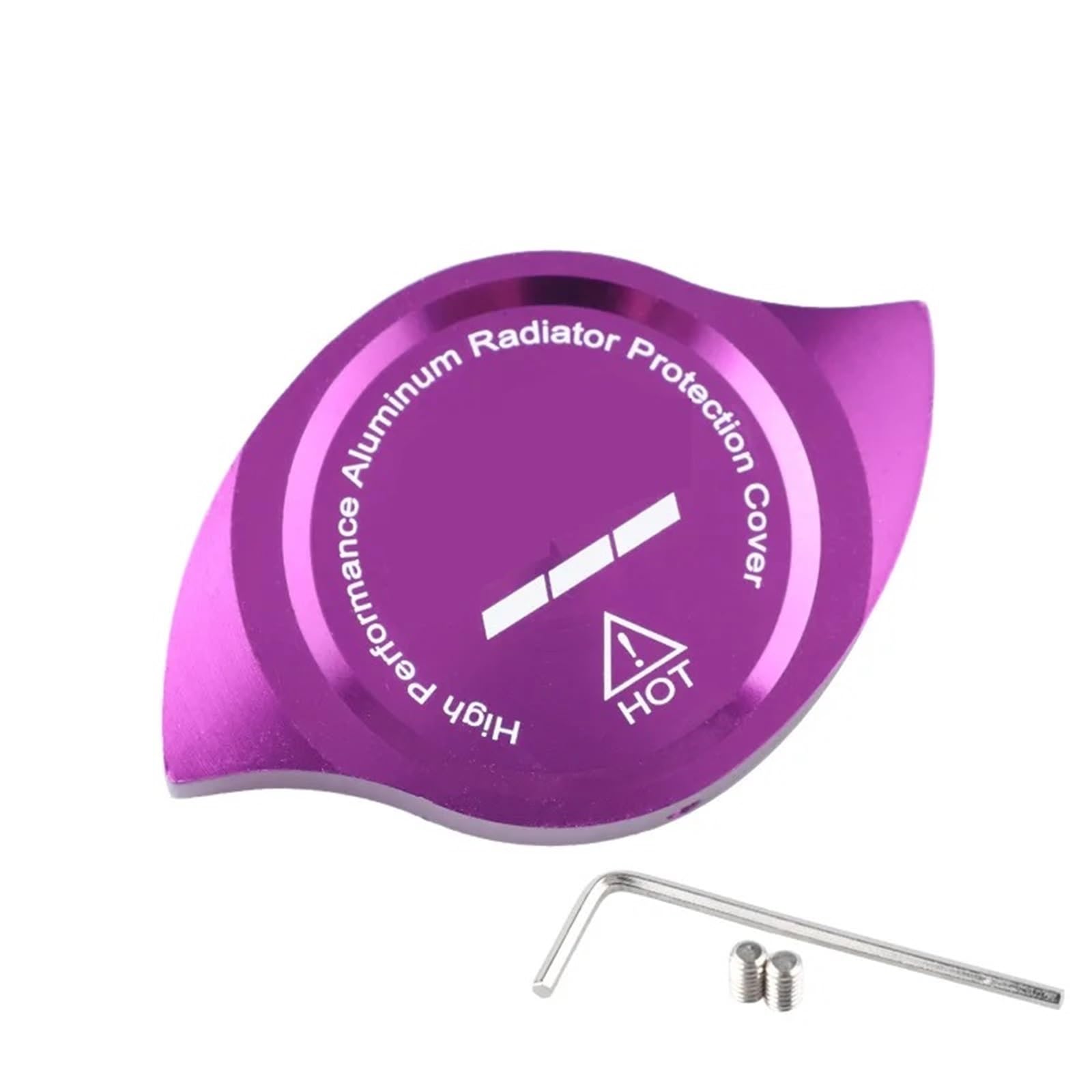 Kühler Aluminium Heizkörper Schutz Kappe Abdeckung Fit für HONDA Accord Civic CR-V CR-Z CRX City Jazz Prelude Kühlerband(Purple) von GAYCLG