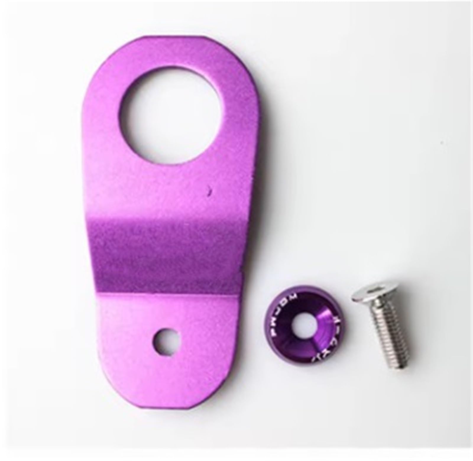 Kühler Aluminium-Kühlerstreben-Kit Im JDM-Stil Für Honda Fit Für Civic EK AP DC 96-00, Kühlhalterung, Autokühler RS-HR004 Kühlerband(PURPLE) von GAYCLG