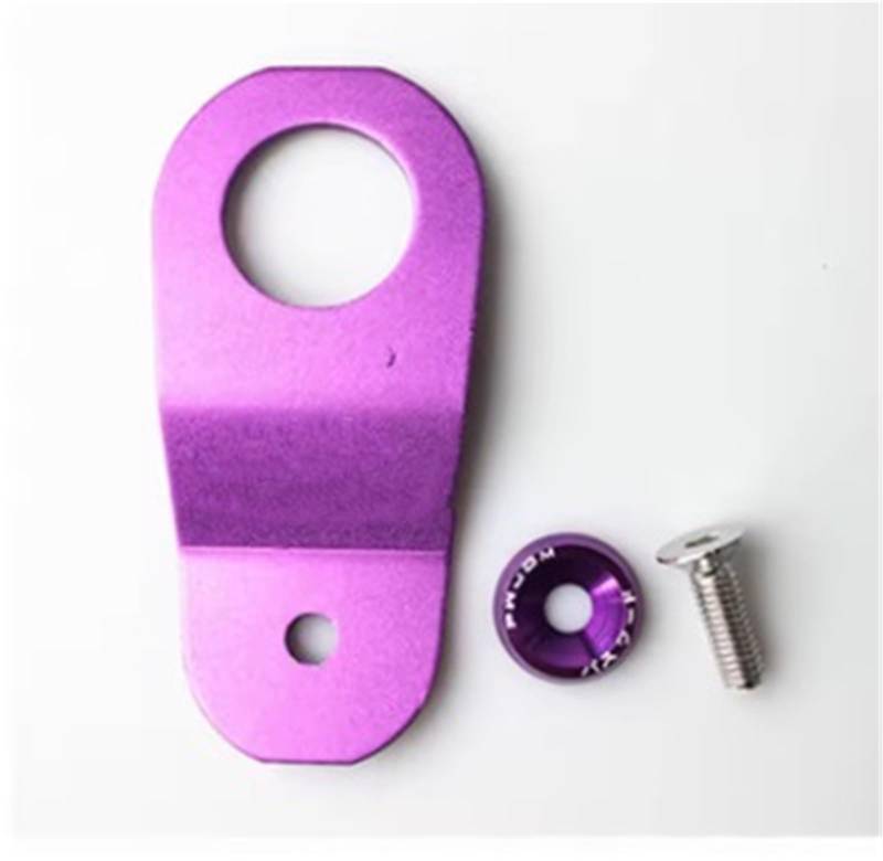 Kühler Aluminium-Kühlerstreben-Kit Im JDM-Stil Für Honda Fit Für Civic EK AP DC 96-00, Kühlhalterung, Autokühler RS-HR004 Kühlerband(PURPLE) von GAYCLG