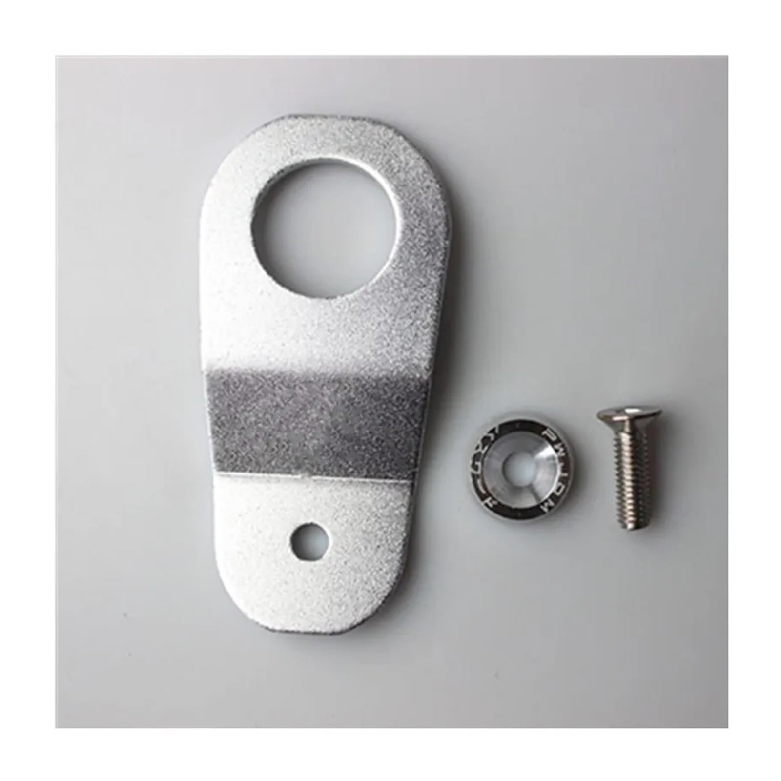 Kühler Aluminium-Kühlerstreben-Kit Im JDM-Stil Für Honda Fit Für Civic EK AP DC 96-00, Kühlhalterung, Autokühler RS-HR004 Kühlerband(Silver) von GAYCLG