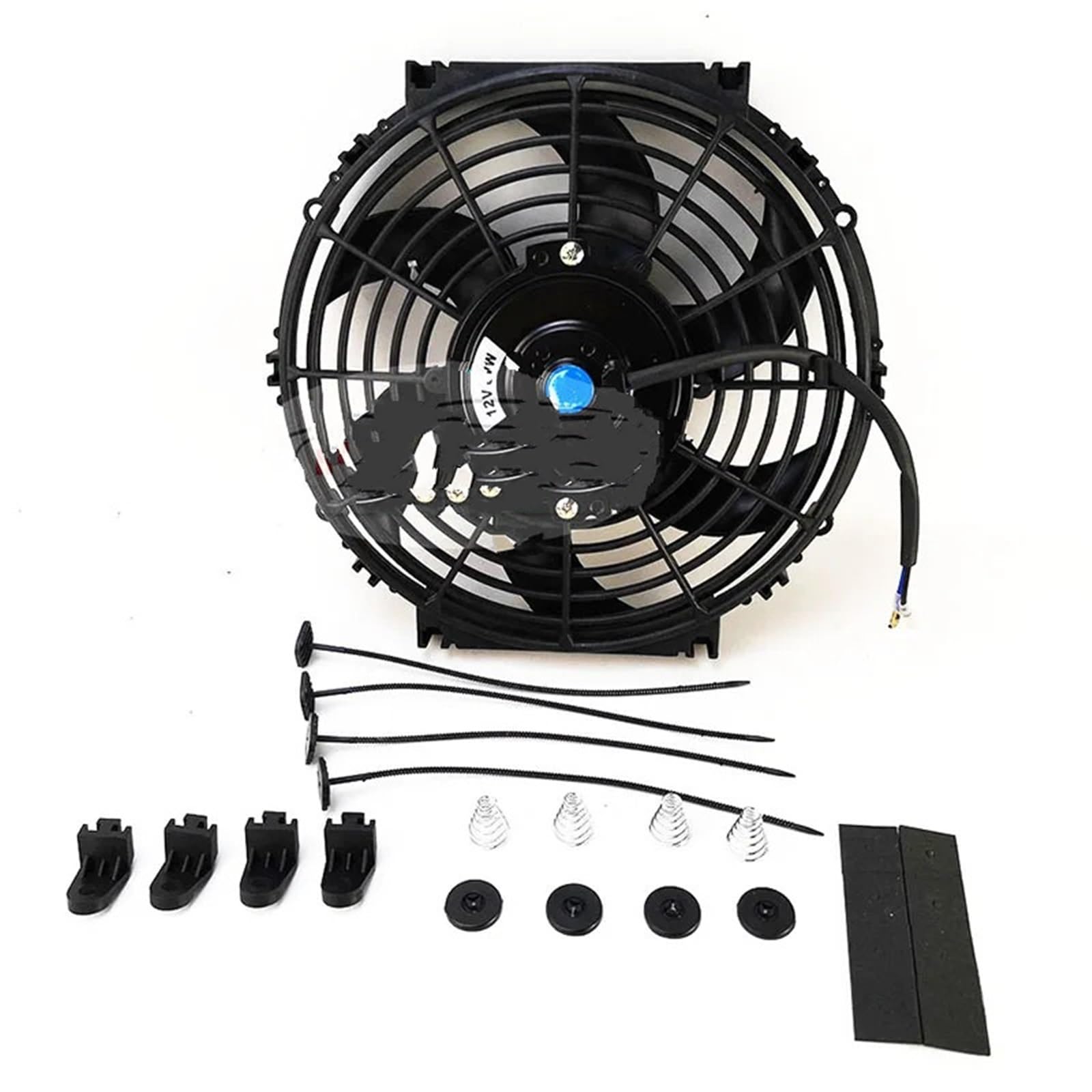 Kühler Aluminium Kühlerverkleidung Lüfter Für 92-00 Honda Civic EK EG B16 B18 D15 D16 Kühlerband(10 inch fan) von GAYCLG