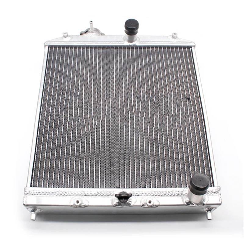 Kühler Automatischer Autokühler, Vollaluminium-Rennkühler für Honda Civic EK EG Del Sol, manuell, 92–00, D15 D16, 28 mm, 32 mm Kaliber Kühlerband(D15 16-28AT) von GAYCLG
