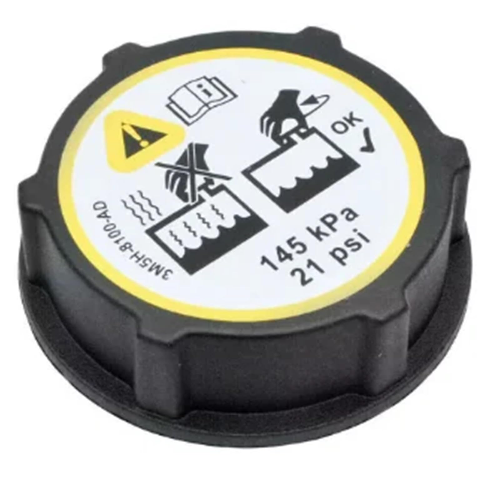 Kühler BK218K218AG Motorkühlmittelüberlauf-Ausgleichsbehälter-Reservoir-Flasche mit Kappe für Ford TRANSIT Mk8 Heizkörperteile Kühlerband(3M5H8100AD-) von GAYCLG