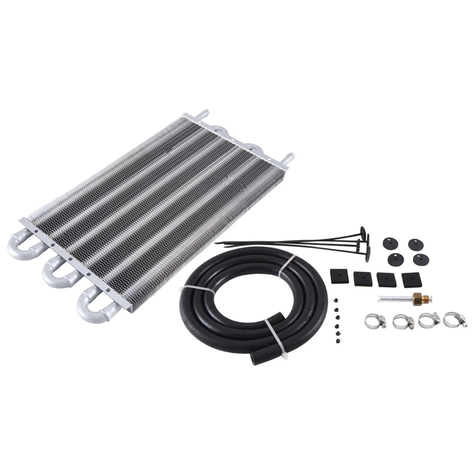 Kühler Getriebekühler Kühler Kondensator Wassertank Getriebe Universal Silber Kühlerband Kühler Getriebekühler Kühler Kondensator Wassertank Getriebe Universal Silber Kühlerband von GAYCLG