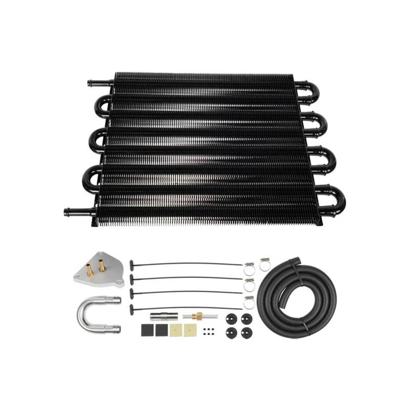 Kühler Kit Kühler Swap Renegade Toro Argo Fit Für Jeep Fiat Finish Kühlerband(Silver) von GAYCLG