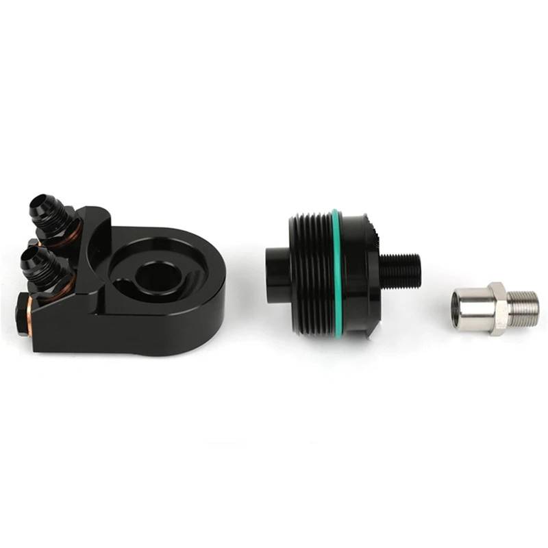 Kühler Motor 1.8T 2.0T EA888 GEN3 Ölkühler-Kit Für VAG GOLF MK7 Gti 付it Für Audi A3 Battle Bee Ölfilteradapter Kühler Kühlerband(AN10 85 Thermostat) von GAYCLG
