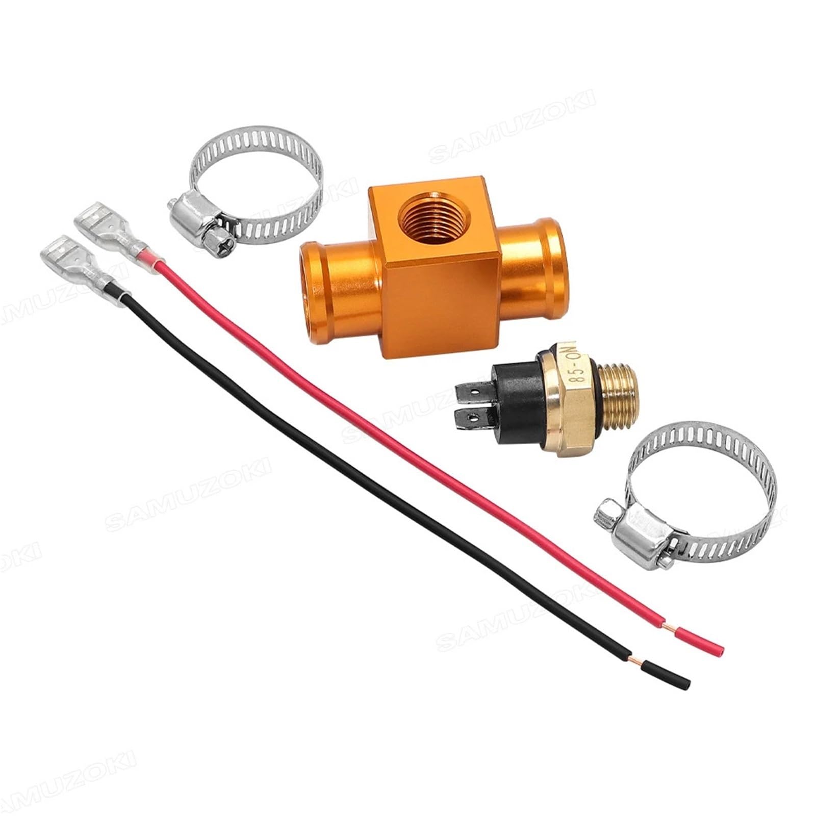 Kühler Temperaturschalter Kühlerlüfter Thermostat Für Beta 125-498 RR 2T 4T X-TRAINER 300 125 250 300 350 390 400 450 480 498 Kühlerband(Orange) von GAYCLG