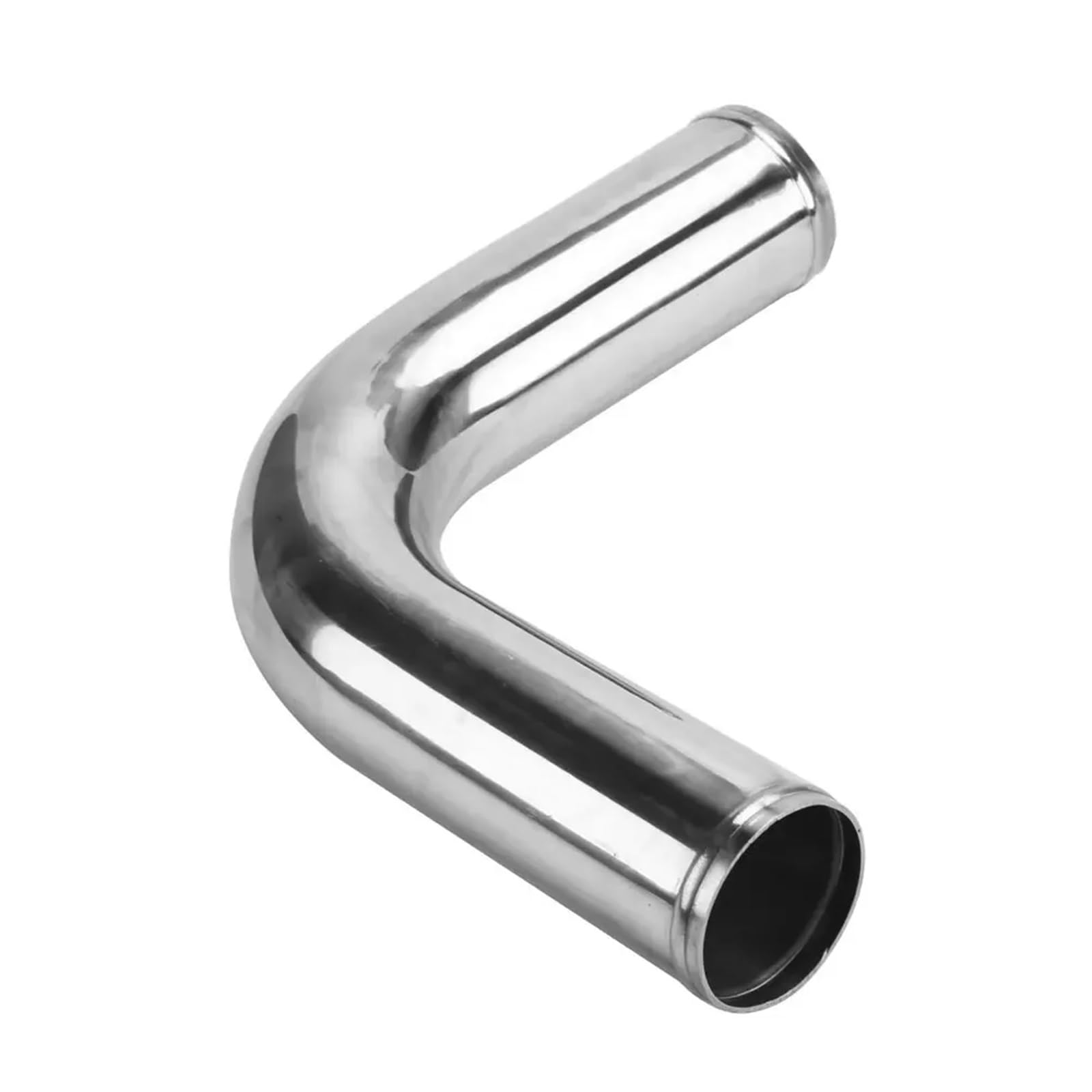 Kühler Universal Aluminium Rohr 51mm Rohr Racing Auto Ladeluftkühler Cold Air Intake 0/45/90/180 Grad L/S Typ 500mm Kühlerband(51mm 90) von GAYCLG