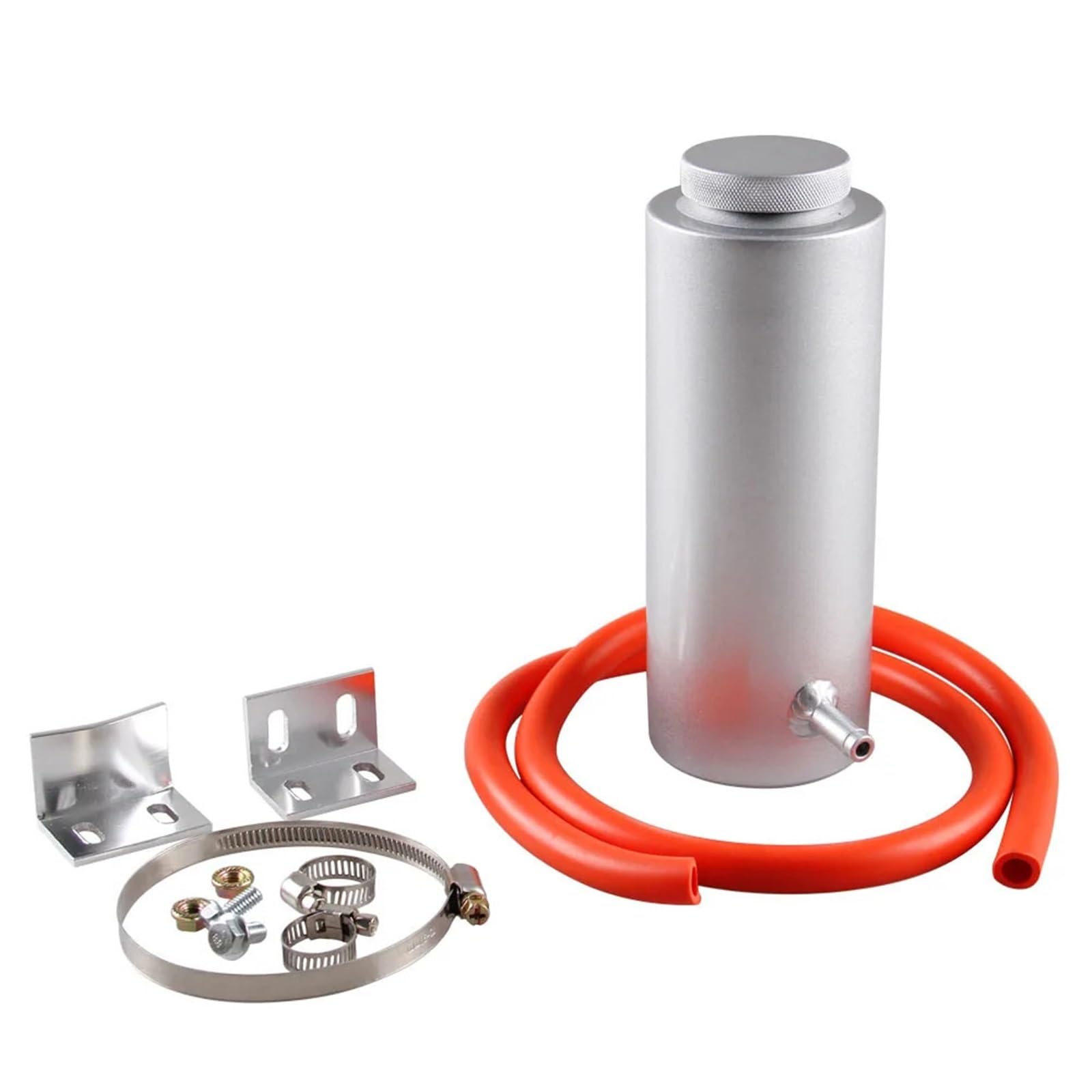 Kühler Universal Auto Kühler Kühlmittel Tank 800ml Kühlmittel Expansion Tank Überlauf Öl Catch Tank Kühlung Catch Bottle Reservoir Kühlerband(Silver) von GAYCLG