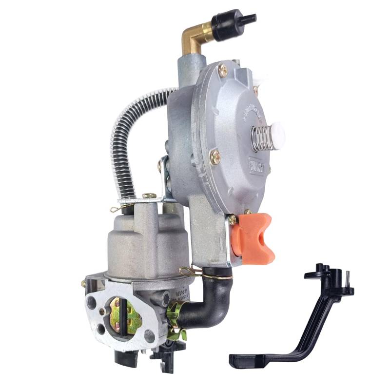 Dual Fuel Vergaser, Vergaser LPG NG Umbausatz Generator Teile Tragbarer Benzin Ersatz Motor Motoren Wasserpumpe Manuelle Drossel für 2,8 kW Gx200 170f Drosselspule GX160 2KW 168F von GAYERI
